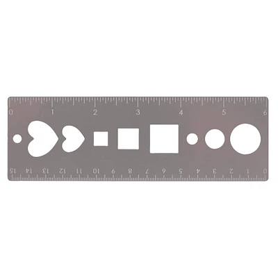 16 Pack: Silver Metal Ruler by Artist's Loft™