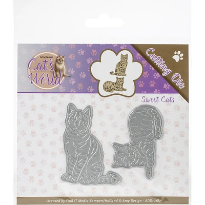 Find It Trading Amy Design Cat's World Die-Sweet Cats