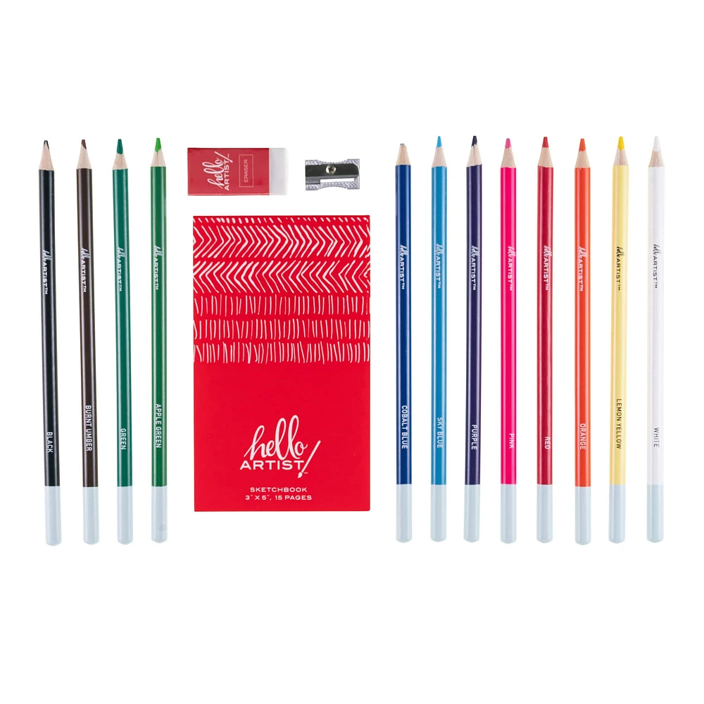 Hello, Artist!™ 15-Piece Drawing Set