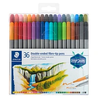 6 Packs: 36 ct. (216 total) Staedtler® Double Ended Watercolor Brush Markers