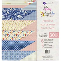 Prima® Julie Nutting Frayed Denim Paper Pad, 12" x 12"