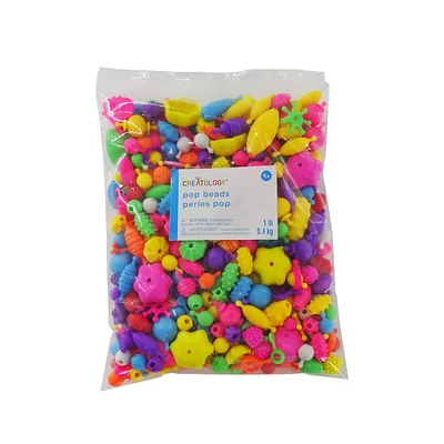 12 Pack: Bright Color Pop Beads by Creatology™