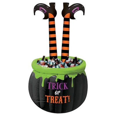 Halloween Witch Leg Inflatable Cooler
