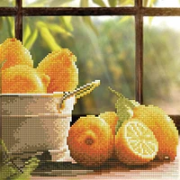 Diamond Art by Leisure Arts Moderate Lemons Kit