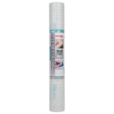 Con-Tact Clear Cover™ Clear Matte Adhesive Covering