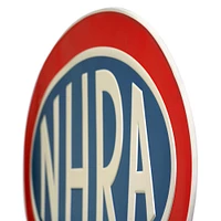 NHRA® Logo Embossed Shaped Metal Wall Sign