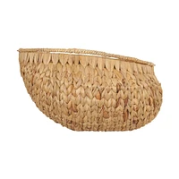 Household Essentials Round Woven Basket with Handles