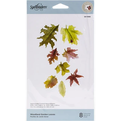 Spellbinders® Woodland Garden Leaves Etched Dies