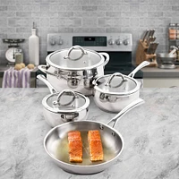 Oster Derrick 7 Piece Stainless Steel Cookware Set