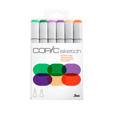 Copic® Secondary Tones Sketch Marker Set