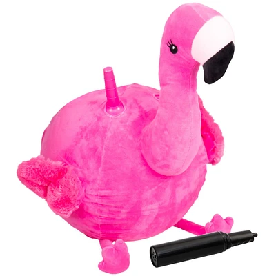 Hedstrom 18" Plush Flamingo Hopper Ball With Pump