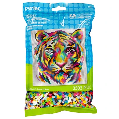 Perler® Rainbow Tiger Bead & Pattern Kit