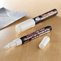 Marvy® Uchida Bistro Fine Point & Chisel Tip White Chalk Marker Set