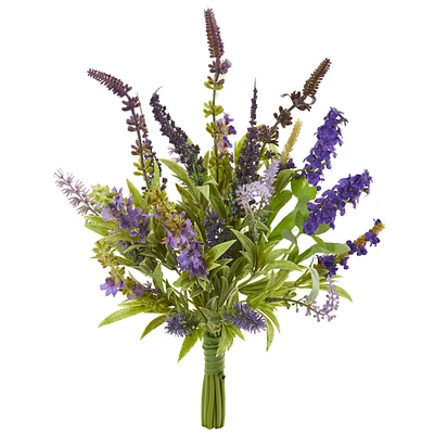 Lavender Artificial Flower Bouquet, 3ct.