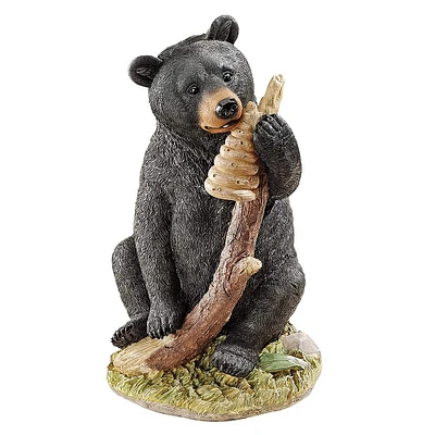 Design Toscano 14" Honey the Curious Black Bear Cub Statue