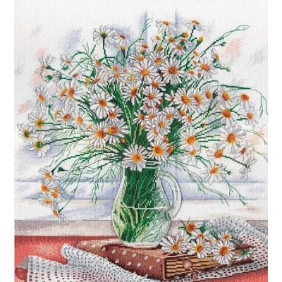 MP Studia Field Flower Tenderness Cross Stitch Kit