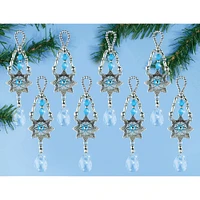 Design Works™ 8ct. Snowflake Drop Beaded Ornament Kit