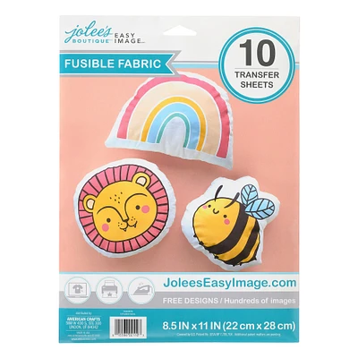Jolee's Boutique® Easy Image® Fusible Cotton Fabric Transfer Sheets
