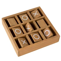 Toy Time Tic-Tac-Toe Wooden Travel Game