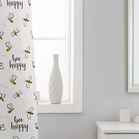 Bath Bliss Bee Happy Design Shower Curtain