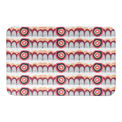 Funky Wave Pattern 34" x 21" Bath Mat