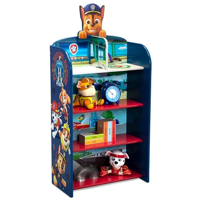 Nickelodeon PAW Patrol Wooden Playhouse 4-Shelf Bookcase
