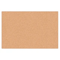 U Brands™ 36'' x 24'' Frameless Cork Canvas Bulletin Board