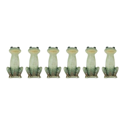 5.5" Garden Frog Figurines, 6ct.