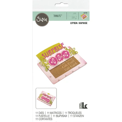 Sizzix® Thinlits™ Gift Card Slider Die Set