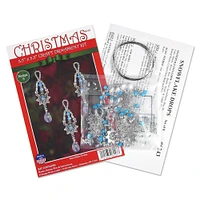 Design Works™ 8ct. Snowflake Drop Beaded Ornament Kit