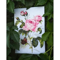 Alisa Rose And Butterfly Cross Stitch Kit