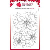 Woodware Clematis Clear Stamp