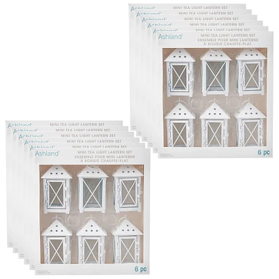 12 Packs: 6 ct. (72 total) White Mini Lanterns by Ashland®