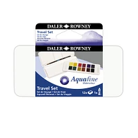 6 Pack: Daler-Rowney® Aquafine 12 Color Watercolor Paint Travel Set