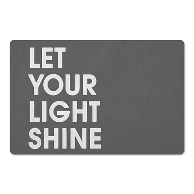 Let Your Light Shine 18" x 27" Floor Mat