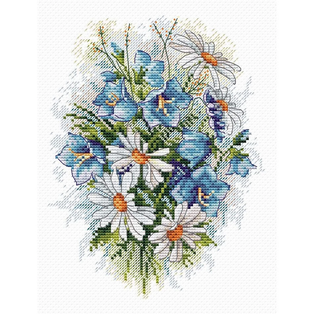 MP Studia Field Flowers Cross Stitch Kit