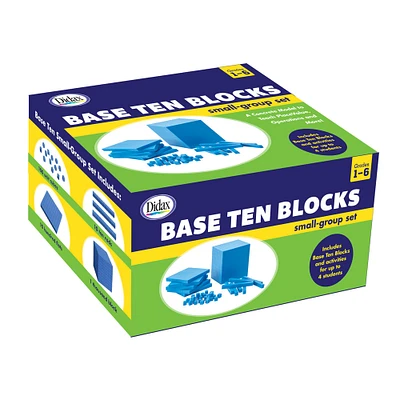 Didax® Base Ten Blocks Small-Group Set, 161 Pieces