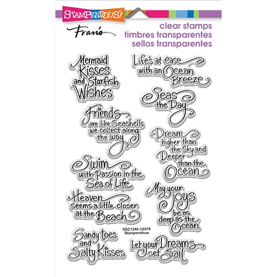 Stampendous!® Ocean Wisdom Clear Stamps