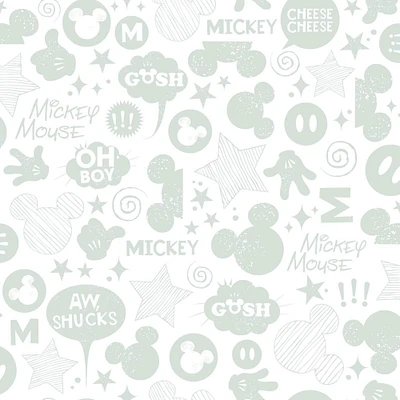 RoomMates Mickey Mouse Icons Peel & Stick Wallpaper