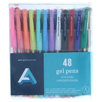 Art Alternatives 48 Color Gel Pen Set