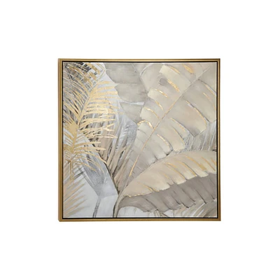 CosmoLiving by Cosmopolitan Brown Traditional Canvas Wall Art