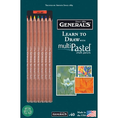 General's® Learn to Draw with MultiPastel® Pencil Set