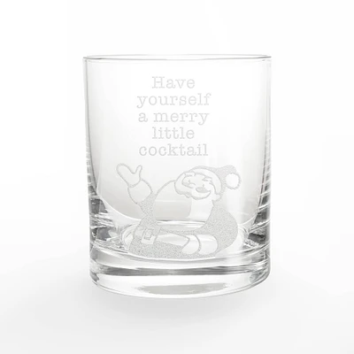 11oz. A Merry Little Cocktail Whiskey Glass