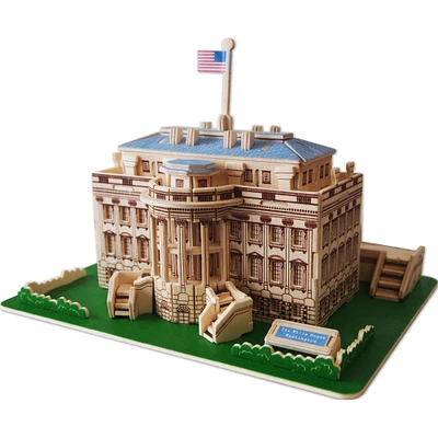 University Games The White House 128 Piece Wooden Puzzle