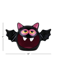 Mr. Halloween 9" Motion Activated Ceramic Bat Candy Bowl