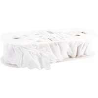 Simplicity® 2" White Ruffled Eyelet Trim