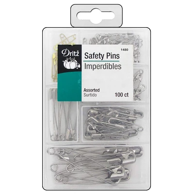 Dritz® Assorted Safety Pins, 100ct.