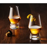 JoyJolt® 8oz. Halo Crystal Whiskey Glasses, 4ct.