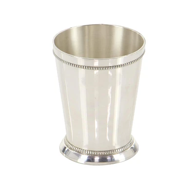 4" Silver Brass Traditional Vase