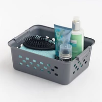 IRIS Gray 7qt. Small Organizer Storage Basket